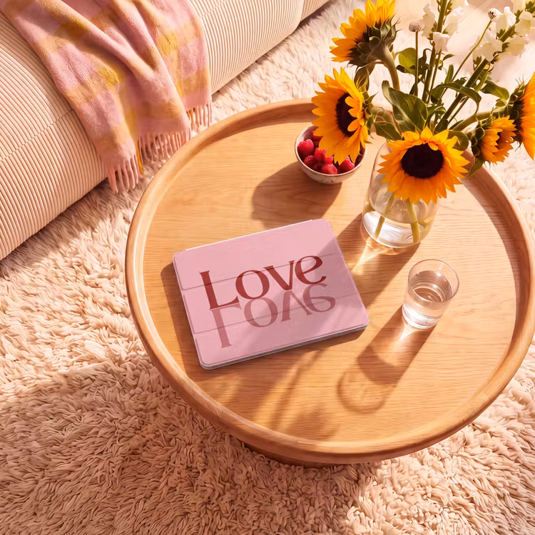 iPad hoes - Love - Roze - Spiegeling — 2