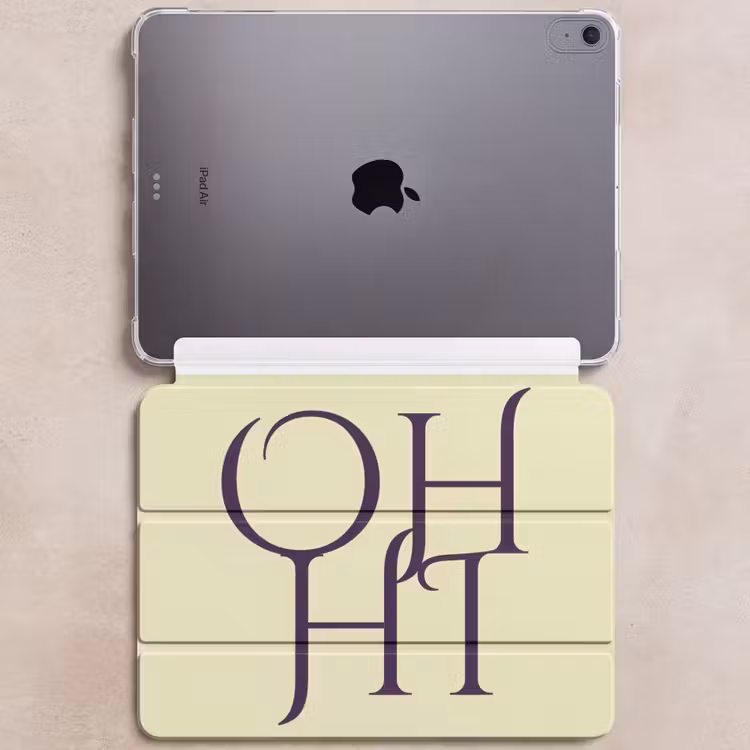 iPad hoes - Oh hi - Geel - Monogram — 6