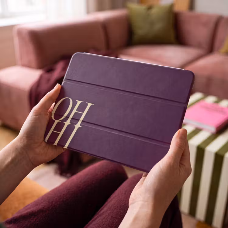 iPad hoes - Oh hi - Paars - Cursief — 4