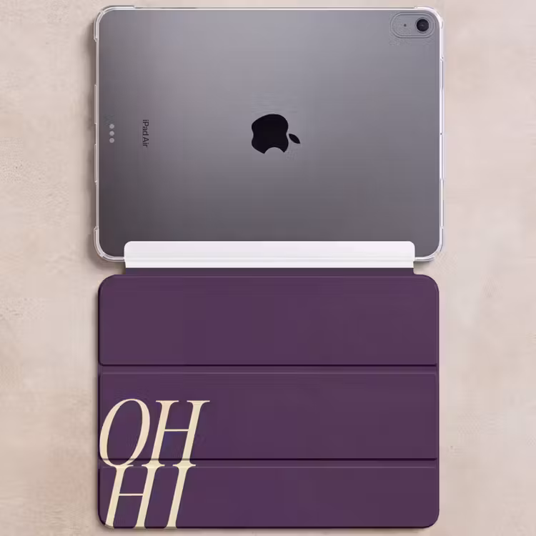 iPad hoes - Oh hi - Paars - Cursief — 6