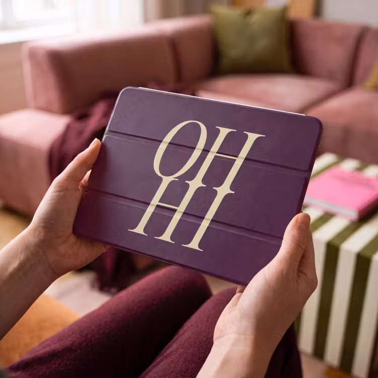 iPad hoes - Oh hi - Paars - Minimalistisch — 4