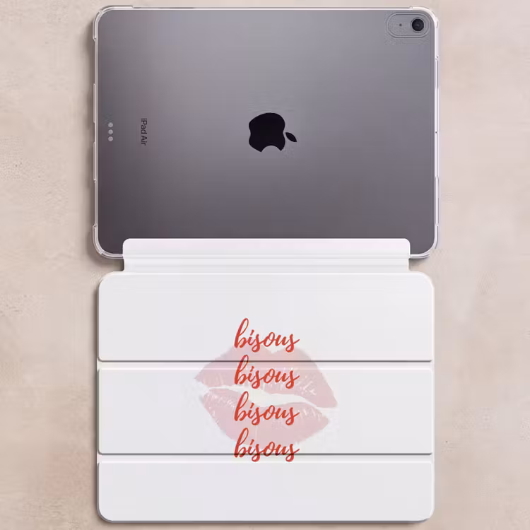 iPad hoes - Bisous - Lip - Wit - Rood — 6