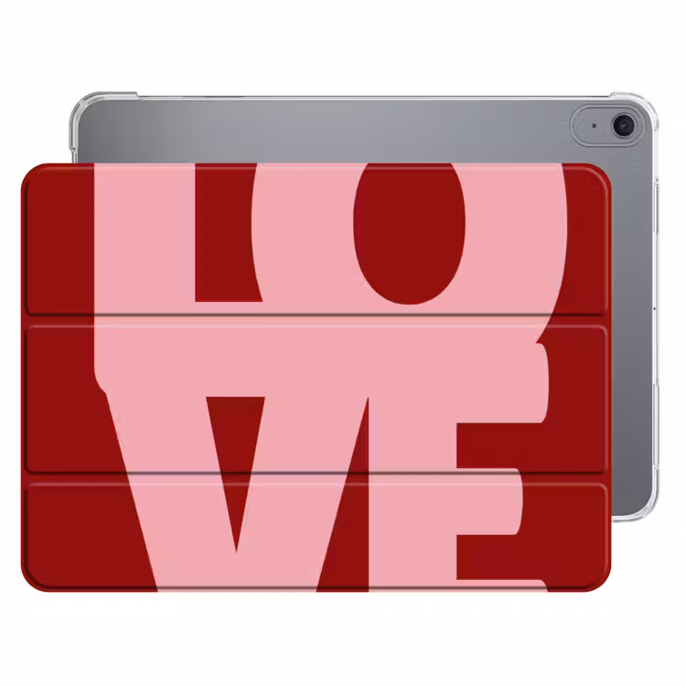 iPad hoes - Love - Rood - Blokletters — 1