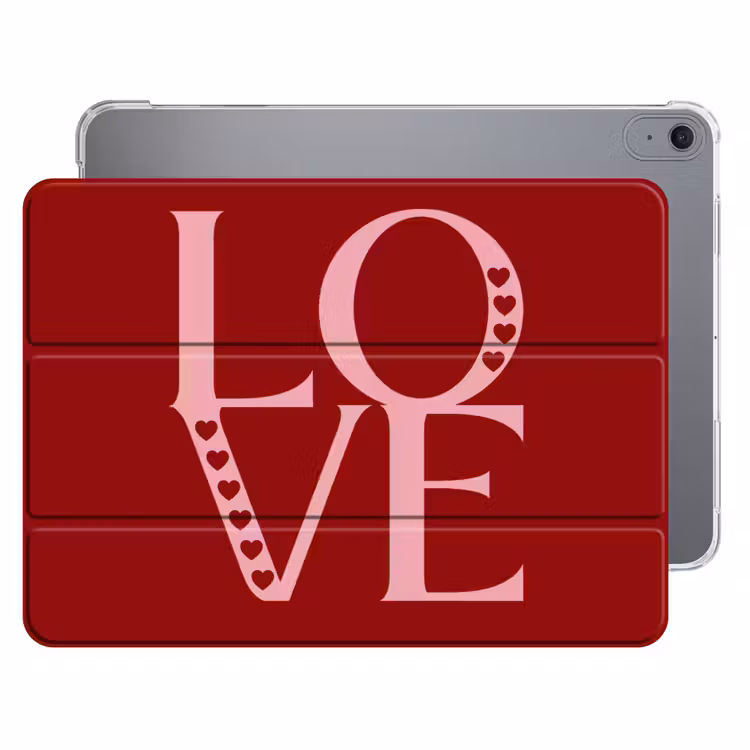 iPad hoes - Love - Rood - Hartjes — 1