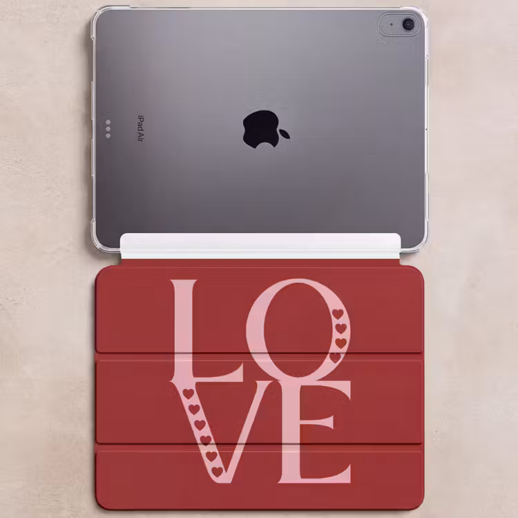 iPad hoes - Love - Rood - Hartjes — 6