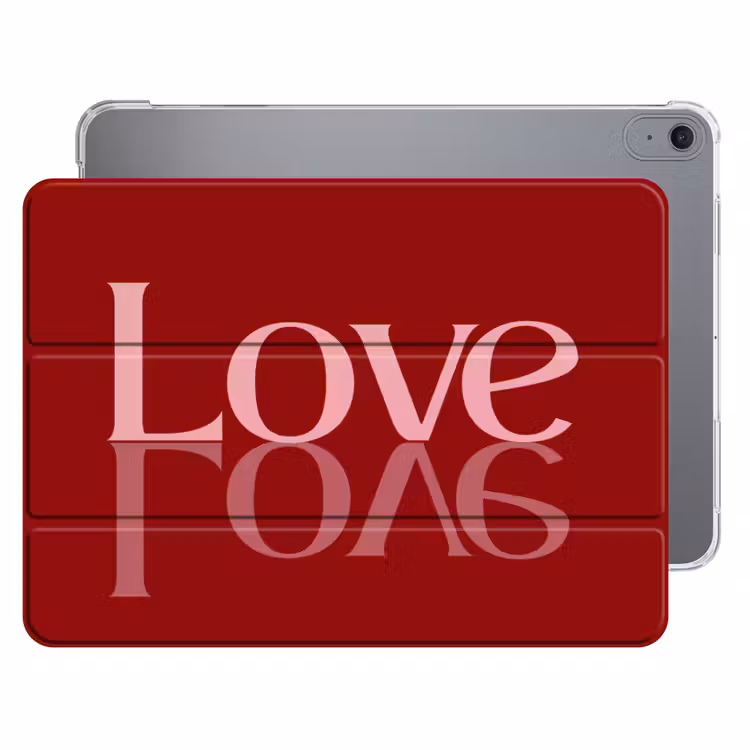 iPad hoes - Love - Spiegeling - Rood — 1