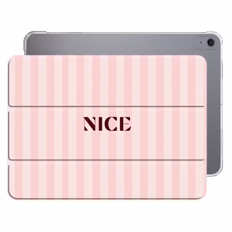 iPad hoes - Nice - Strepen - Roze — 1