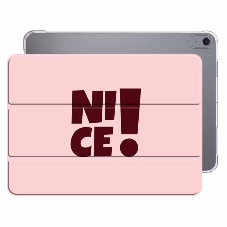 iPad hoes - Nice - Uitroepteken - Roze — 1