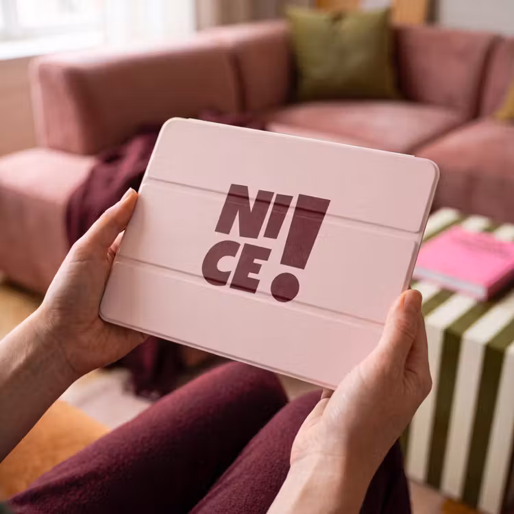 iPad hoes - Nice - Uitroepteken - Roze — 4