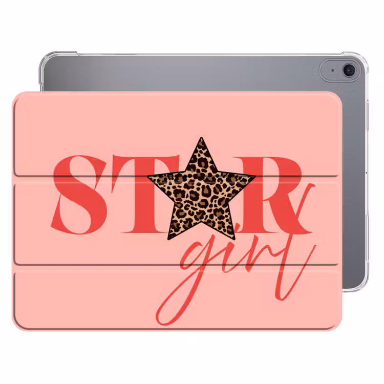 iPad hoes - Star girl - Roze - Panter - Ster — 1