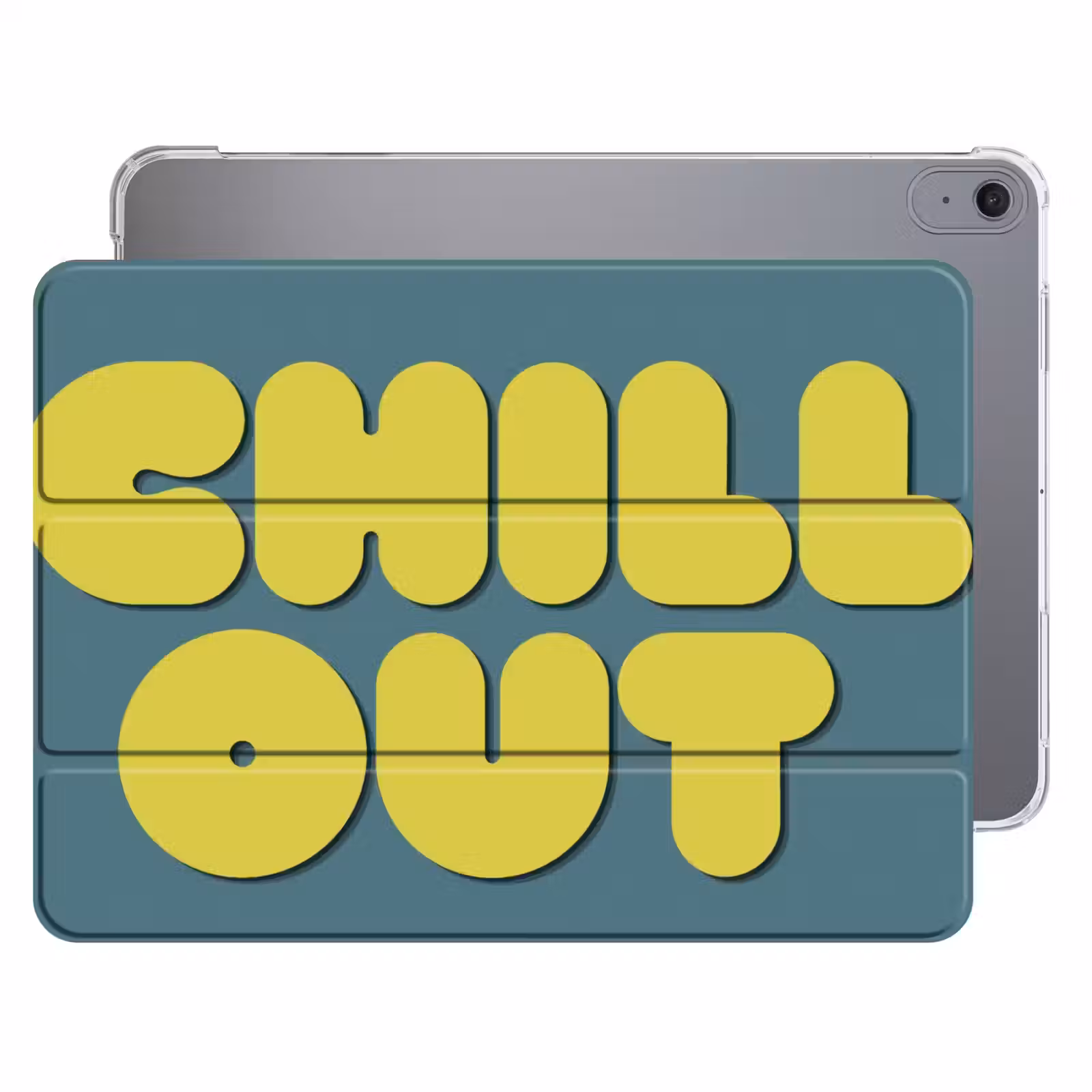 iPad hoes - Chill out - Geel - Blauw — 1