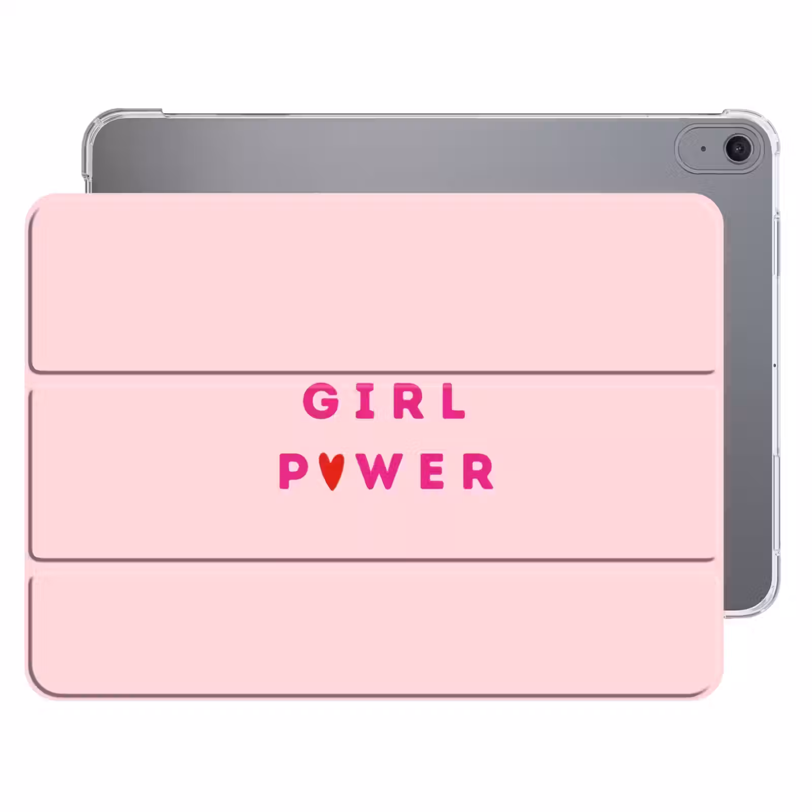 iPad hoes - Girl power - Roze - Hartje — 1