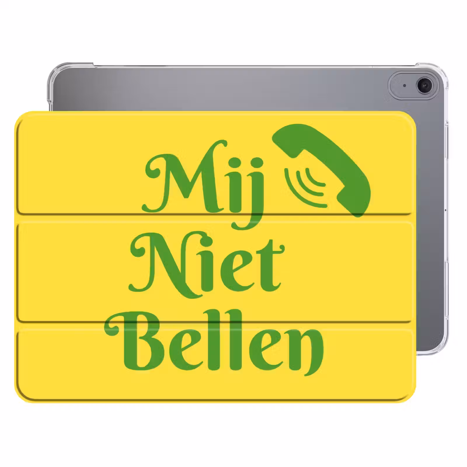 iPad hoes - Mij niet bellen - Telefoon - Geel — 1