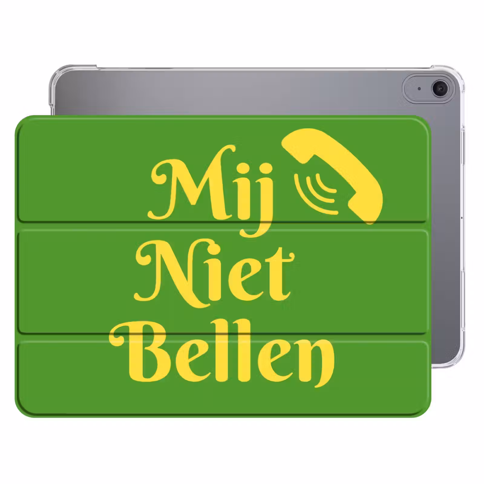 iPad hoes - Mij niet bellen - Telefoon - Groen — 1