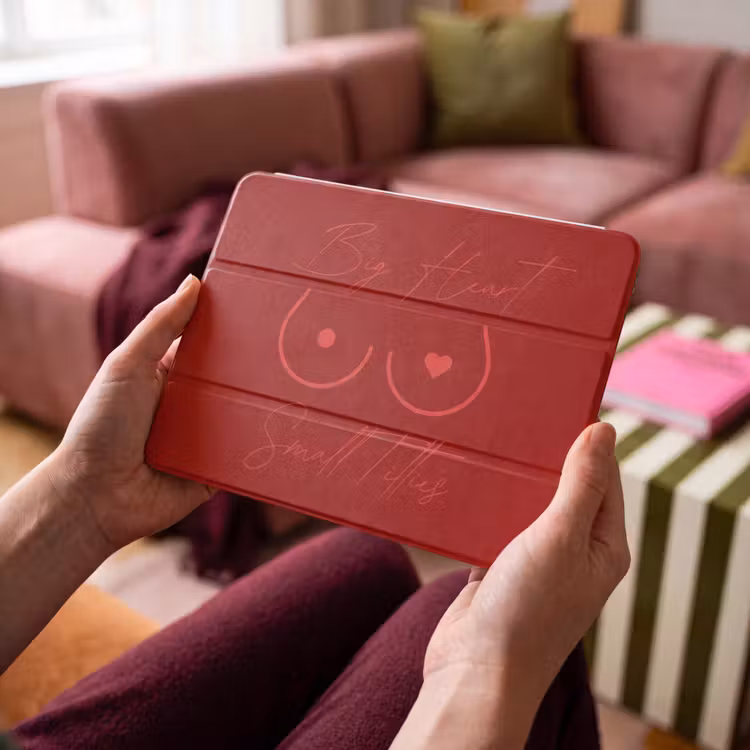 iPad hoes - big heart small titties - Hart - Rood — 4