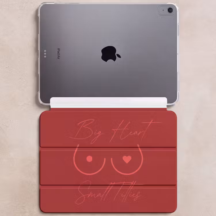 iPad hoes - big heart small titties - Hart - Rood — 6