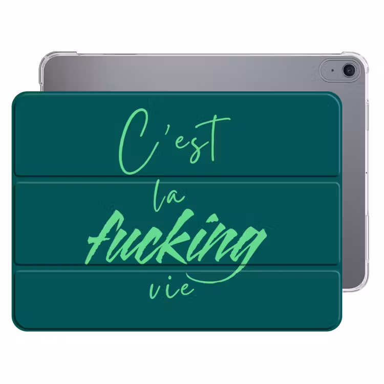 iPad hoes - c'est la fucking vie - Groen - Handgeschreven — 1