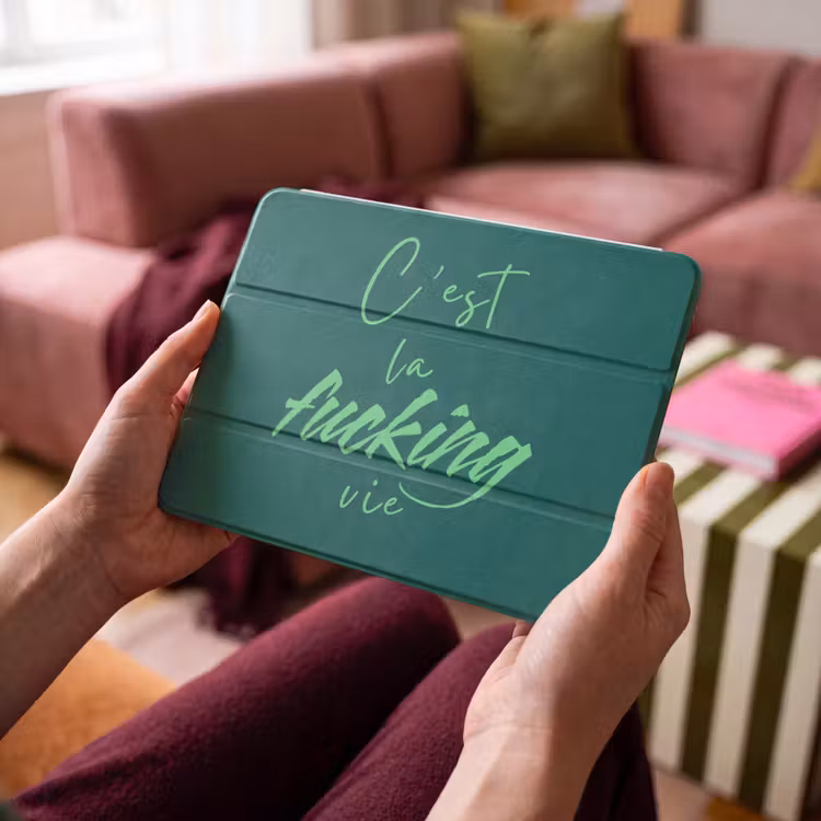 iPad hoes - c'est la fucking vie - Groen - Handgeschreven — 4