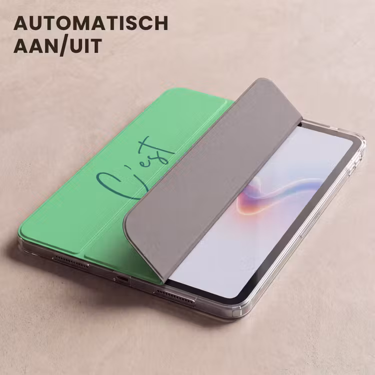 iPad hoes - c'est la fucking vie - Groen - Penseelstijl — 5