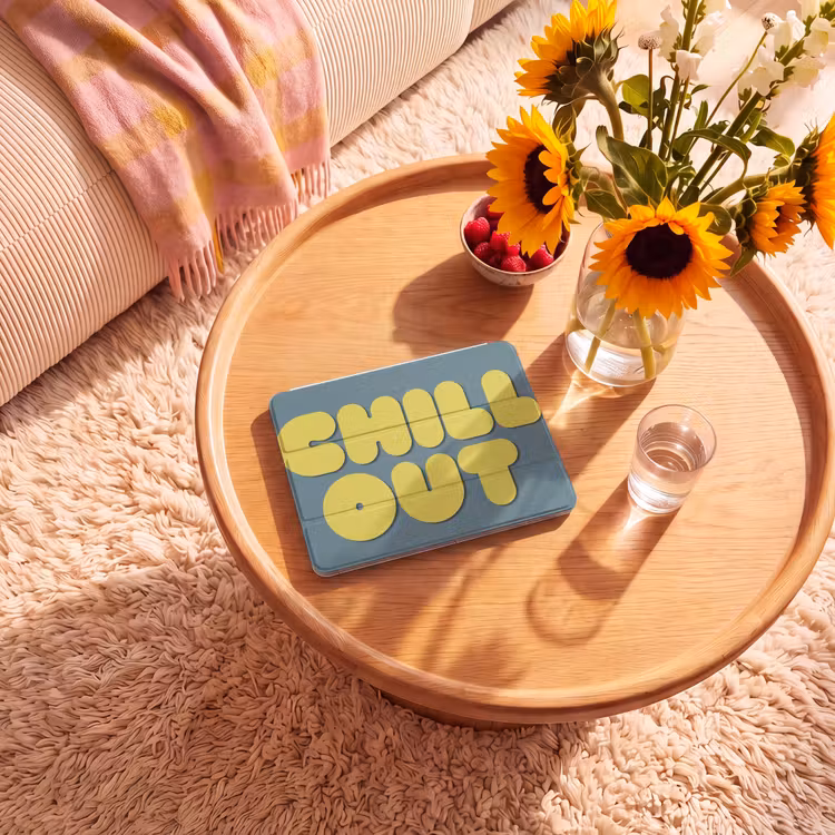 iPad hoes - Chill out - Geel - Blauw — 2