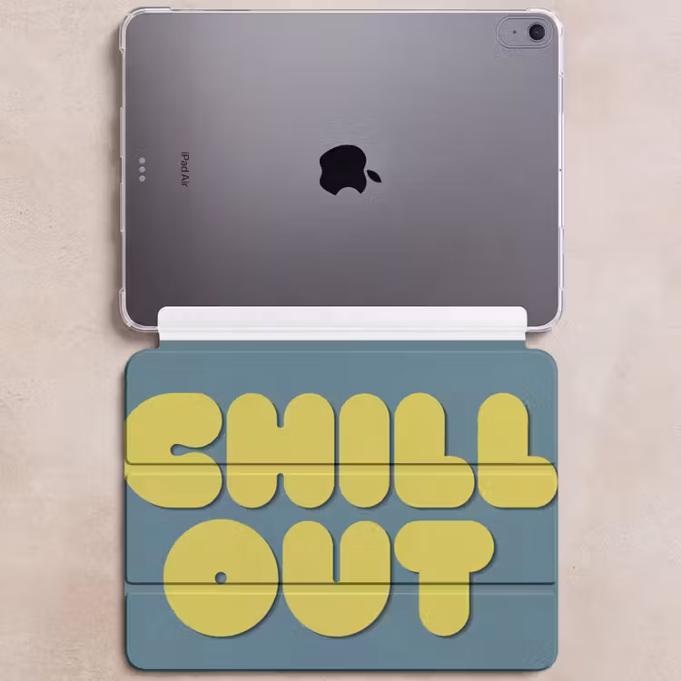 iPad hoes - Chill out - Geel - Blauw — 6