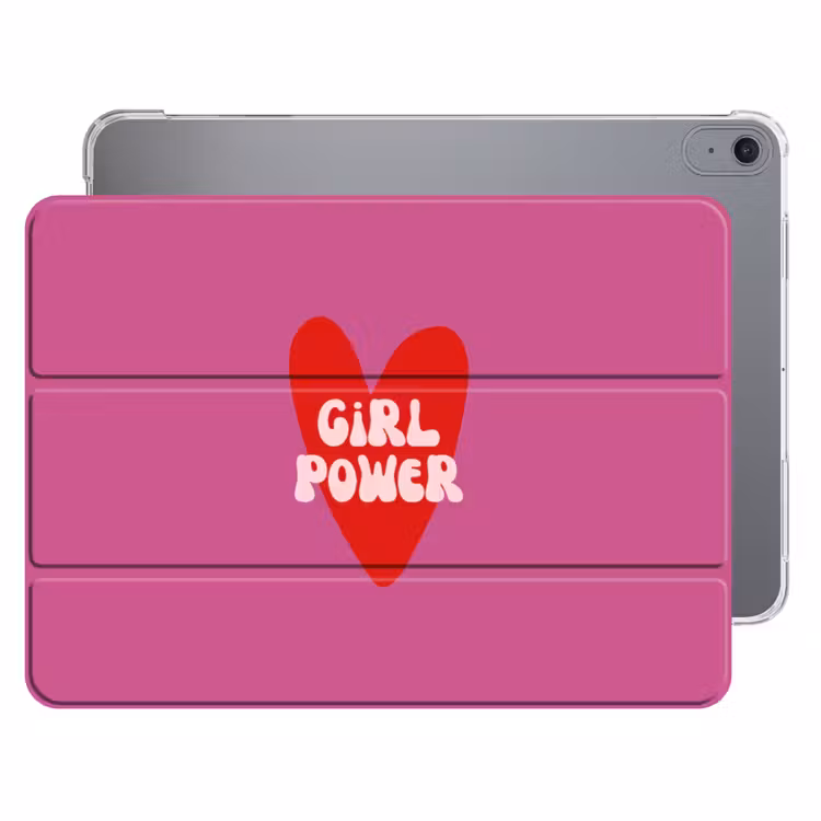 iPad hoes - Girl power - Hart - Roze - Rood — 1