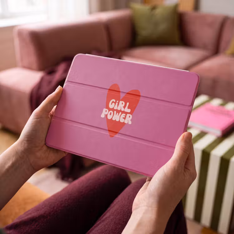 iPad hoes - Girl power - Hart - Roze - Rood — 4