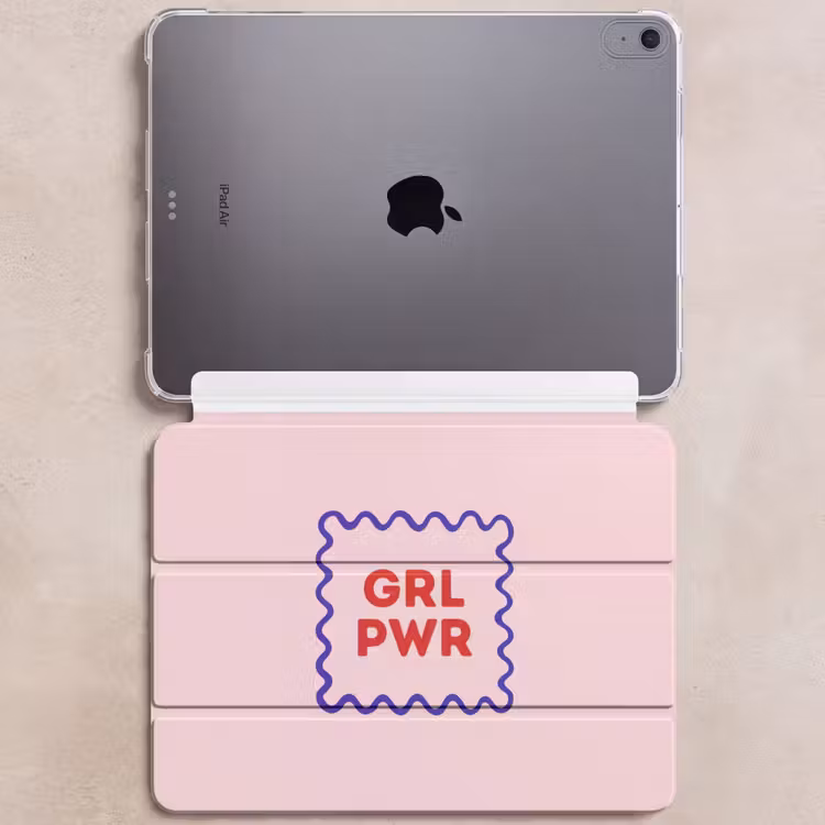 iPad hoes - Grl pwr - Roze - Kader — 6