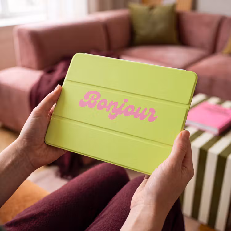 iPad hoes - Groen - Roze - Bonjour - Retro — 4