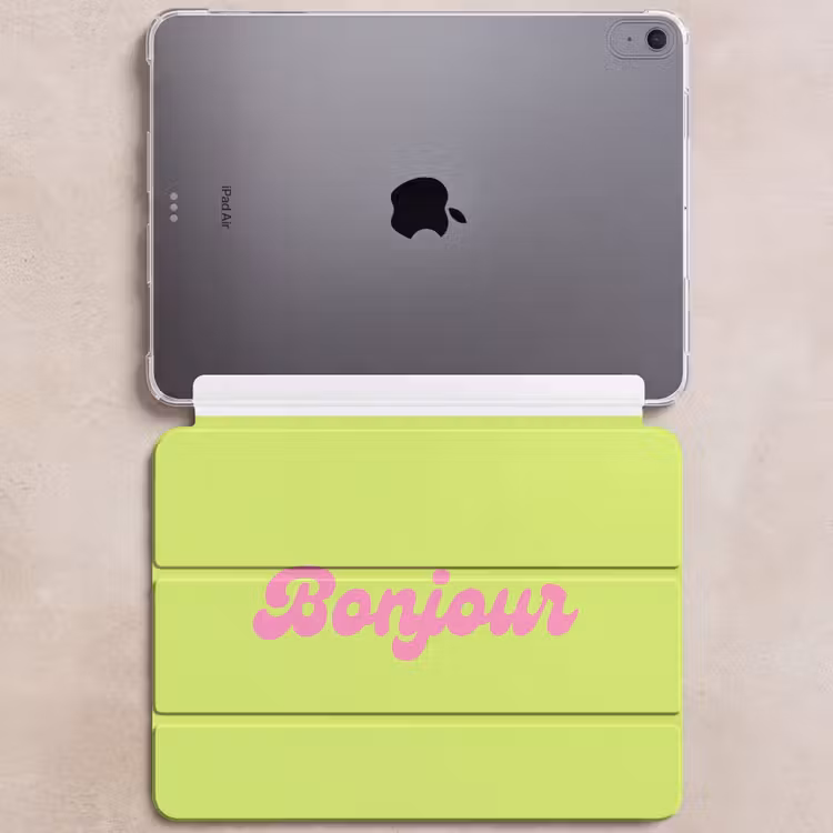 iPad hoes - Groen - Roze - Bonjour - Retro — 6