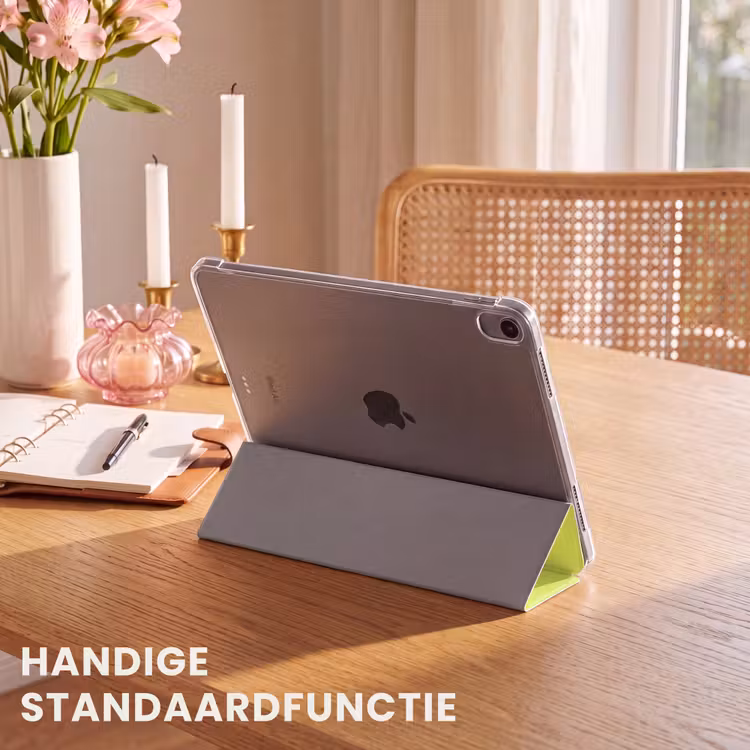 iPad hoes - Groen - Smiley - Bonjour - Roze — 3