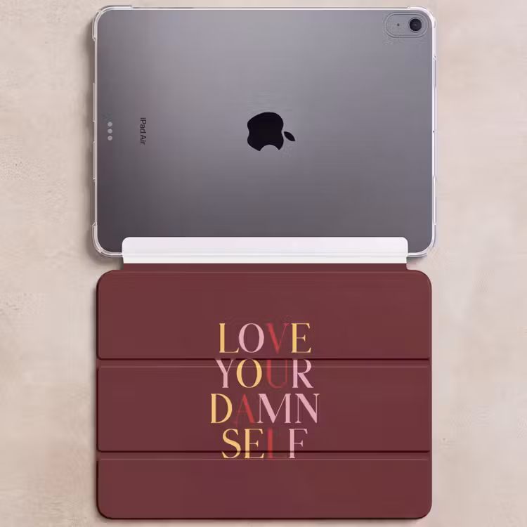 iPad hoes - Love your damn self - Kleurrijk - Bordeaux — 6