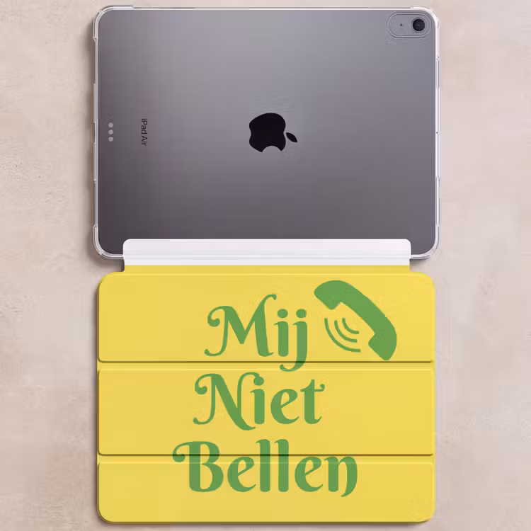 iPad hoes - Mij niet bellen - Telefoon - Geel — 6