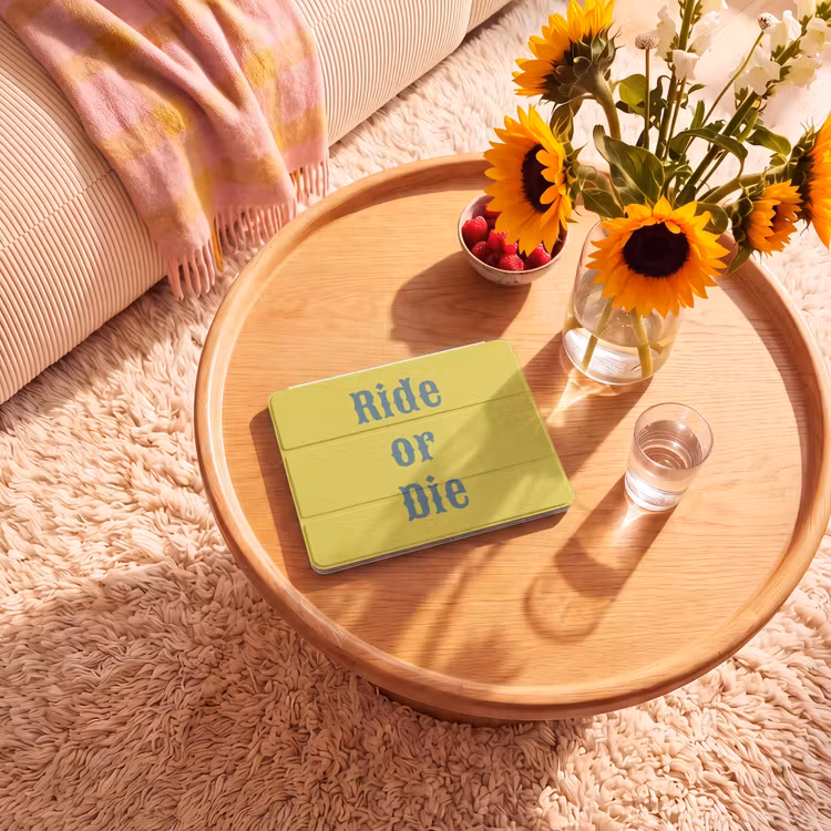 iPad hoes - Ride or die - Geel - Blauw — 2