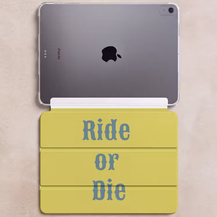 iPad hoes - Ride or die - Geel - Blauw — 6