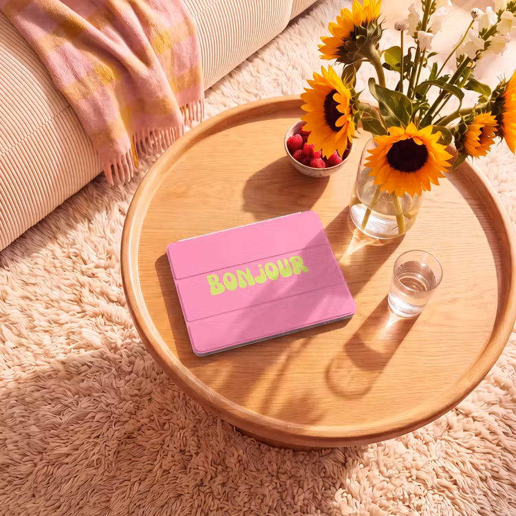 iPad hoes - Roze - Groene - Bonjour - Organisch — 2