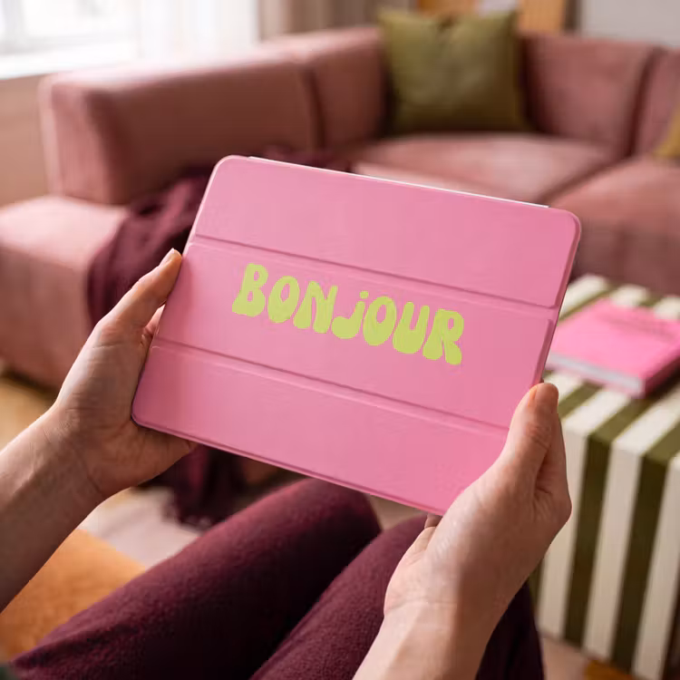 iPad hoes - Roze - Groene - Bonjour - Organisch — 4