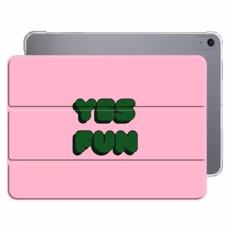iPad hoes - Yes fun - Groen - Roze — 1