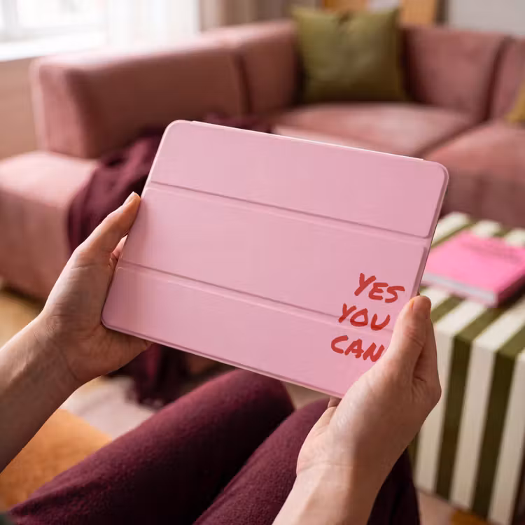 iPad hoes - Yes you can do it - Rood - Roze — 4
