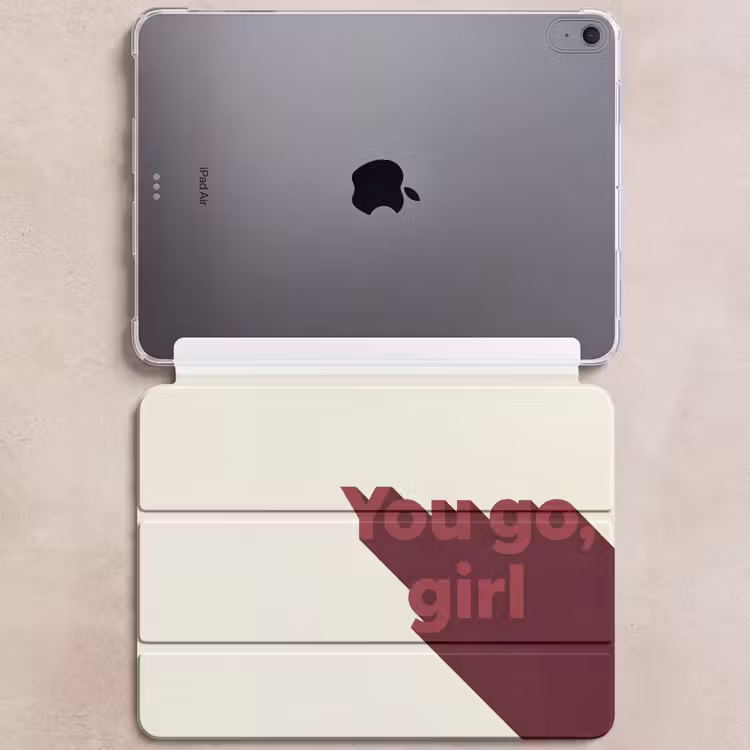iPad hoes - you go girl - 3D - Rood — 6