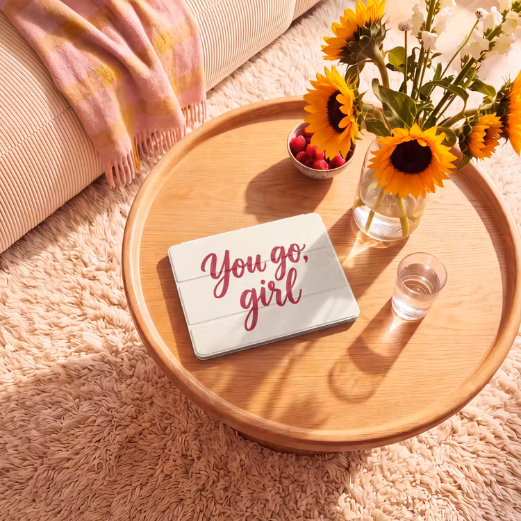 iPad hoes - you go girl - Rood - Wit — 2