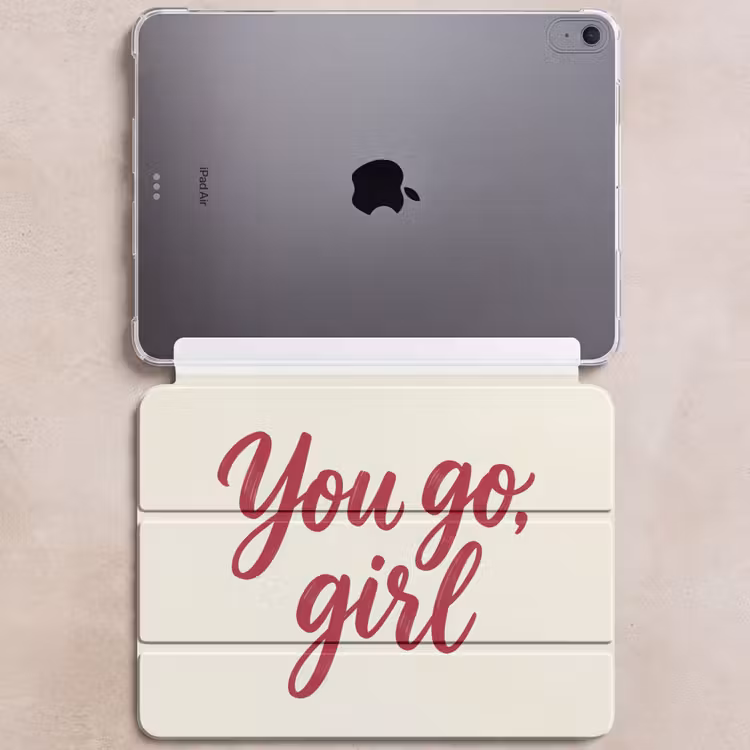iPad hoes - you go girl - Rood - Wit — 6