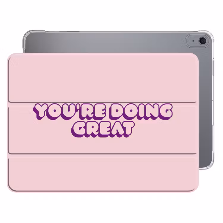 iPad hoes - You're doing great - roze - 3D — 1