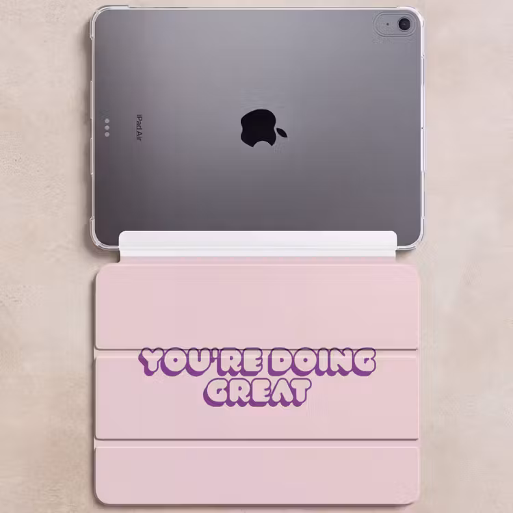 iPad hoes - You're doing great - roze - 3D — 6