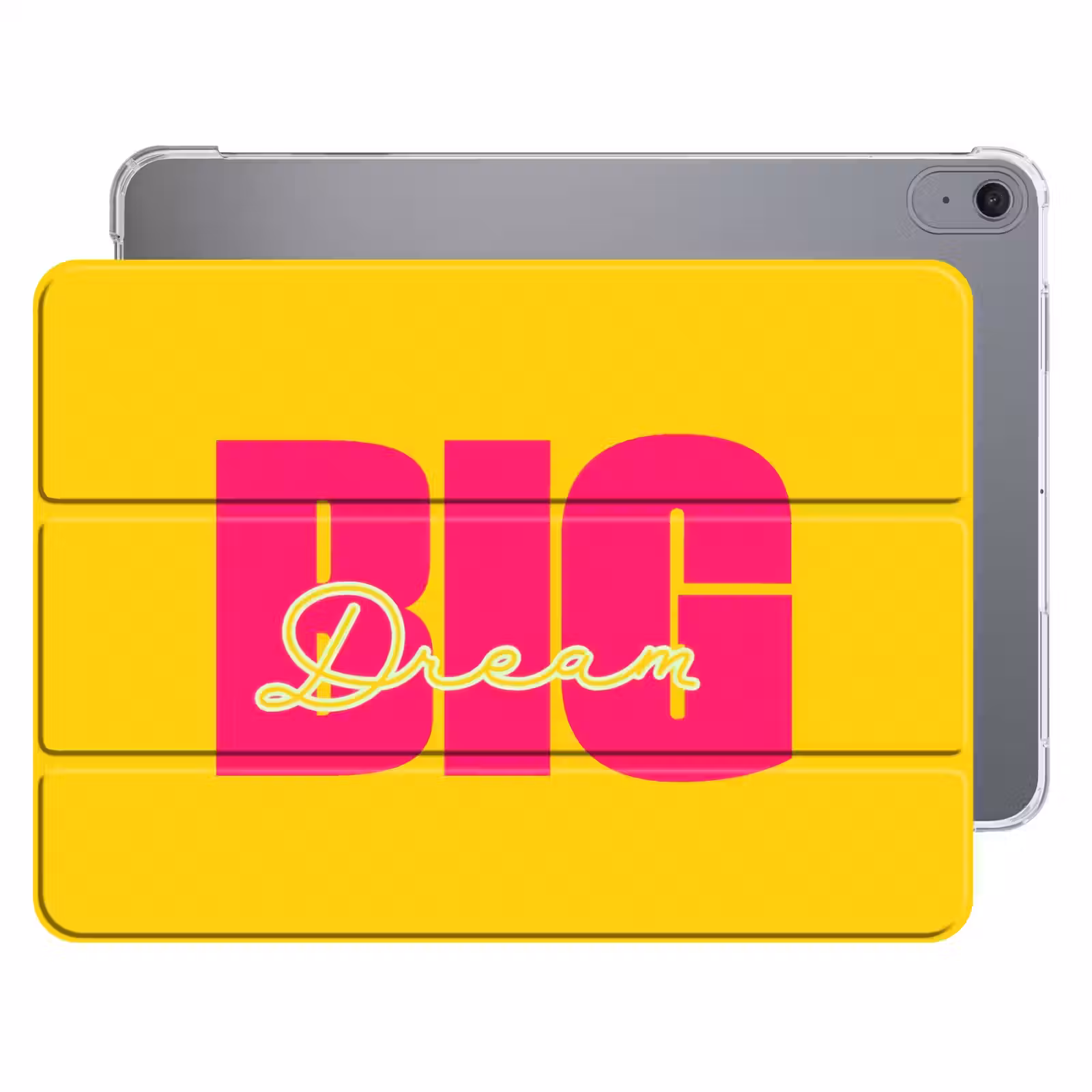 iPad hoes - Dream big - Geel - Roze — 1