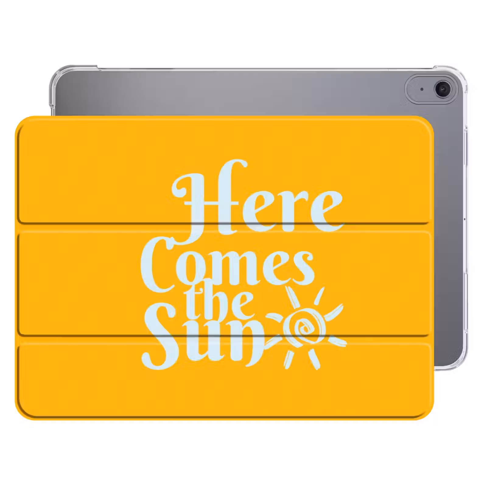 iPad hoes - Geel - Blauw - Here comes the sun — 1
