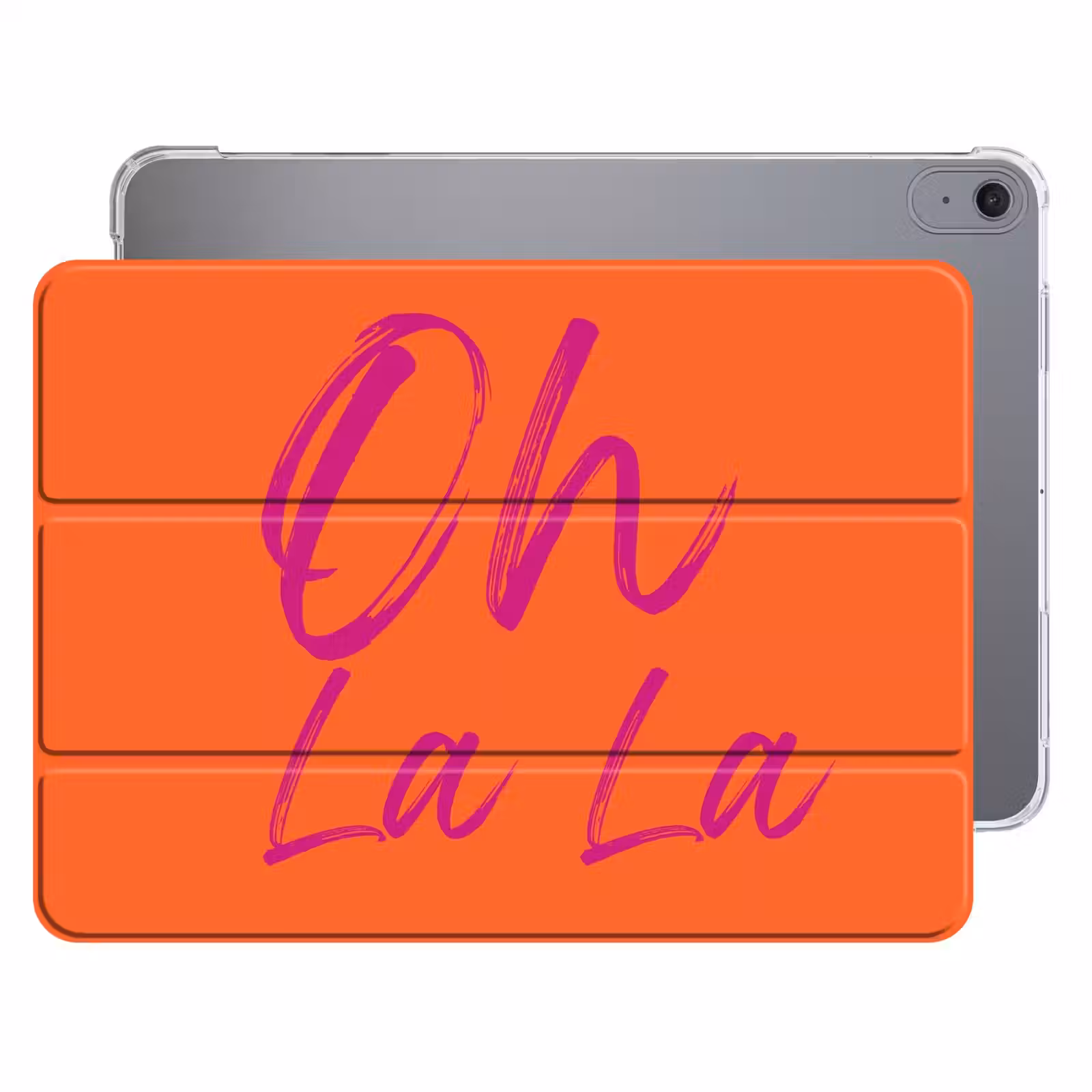 iPad hoes - Oh la la - Oranje - Roze - Grafisch — 1