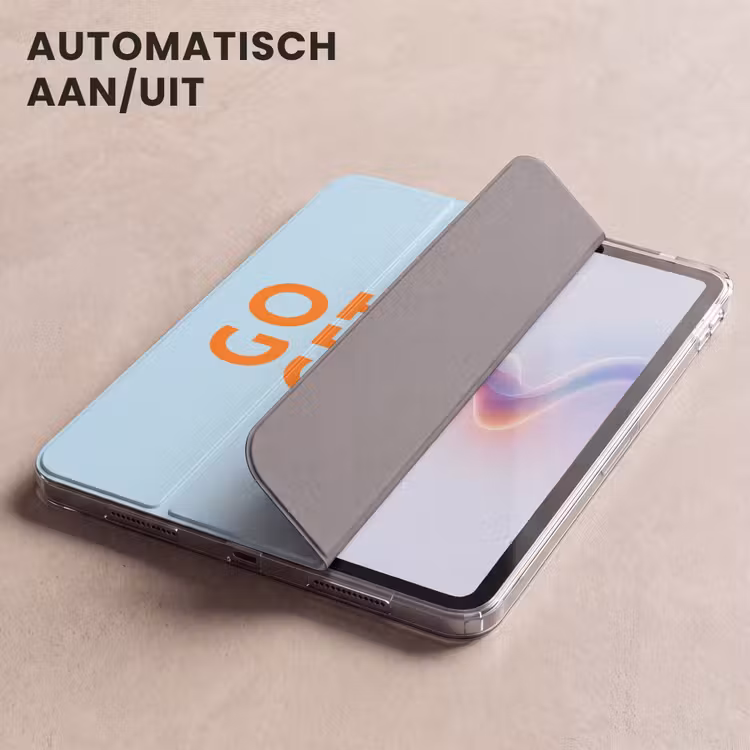 iPad hoes - Blauw - Oranje - Tekst — 5