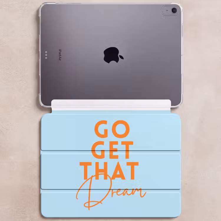 iPad hoes - Blauw - Oranje - Tekst — 6
