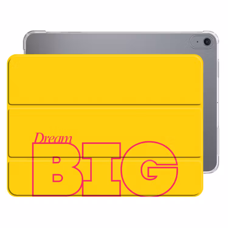 iPad hoes - Dream big - Geel - Grafisch — 1